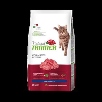 Trainer Natural Cat Adult hovězí 1,5 kg