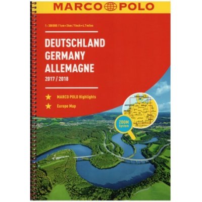 NĚMECKO,EVROPA AUTOATLAS 1:300 000 - – Zbozi.Blesk.cz