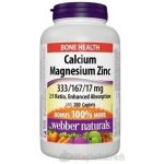 Webber Naturals Vápník + Hořčík + Zinek 200 kapslí – Hledejceny.cz