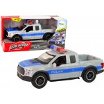 Lean Toys Šedá zvuková kontrolka otevírání dveří policie pro terénní vozidla – Zboží Dáma