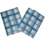 Sleep-well Utěrky extra savé Káro modré Utěrka Ba Extra savá 50x70 Káro modré 3 ks – Sleviste.cz