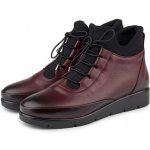 Vlnka dámské kožené kotníkové zateplené tenisky na zip Manon červená – Hledejceny.cz