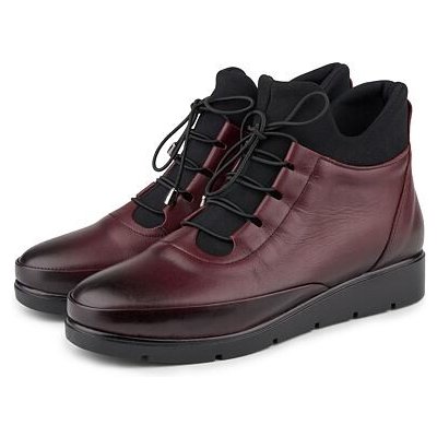 Vlnka dámské kožené kotníkové zateplené tenisky na zip Manon červená – Hledejceny.cz