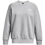 Under Armour ESSENTIAL FLC OS CREW dámská mikina šedá – Zboží Mobilmania
