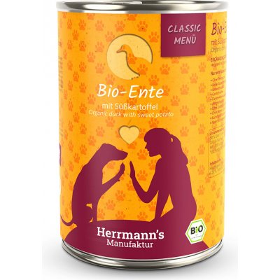 Herrmann's Bio Kachní maso s batáty 400 g