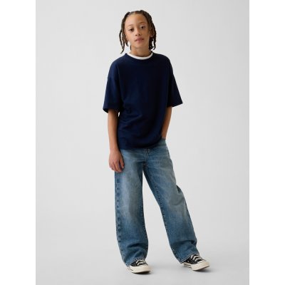 GAP Dětské džíny '90s Loose Tmavě modrá – Sleviste.cz