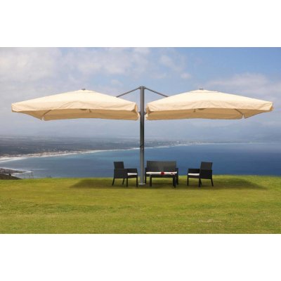 Mendler T44, Pergola markýza efekt, 6,2x3m Polyester 50kg krémově béžová – Zbozi.Blesk.cz