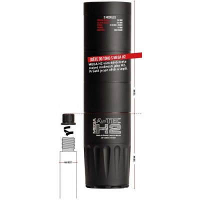 A-Tec H2 Mega 3 modulový A-LOK Mini 7,62 mm – Zboží Dáma