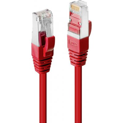 Lindy 45627 RJ45 CAT 6 S/FTP 10m červená 1 ks – Zboží Živě