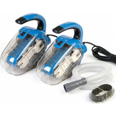 ADB Petite elektrický vyčesávací kartáč na kudrnaté psy Modrá základní sestava 8 x 16 x 18 cm – Zboží Mobilmania