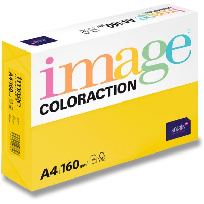 Papír Image Coloraction A4 160 g 250 Sevilla sytá žlutá IG50 – Zboží Mobilmania