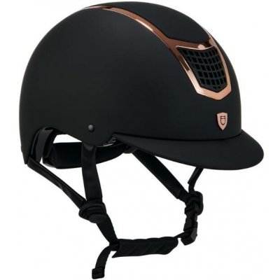 EQUESTRO Bezpečnostní helma Ultra Light black rosegold – Sleviste.cz