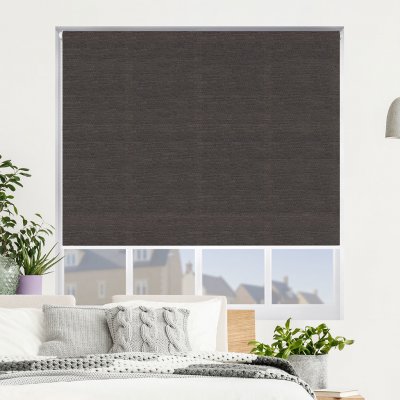 FOA Látková roleta, Premium, Černá, LSA 106 , 88 x 150 cm – Sleviste.cz