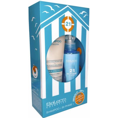 Salerm 21 Summer šampón 300 ml + leave-in kondicionér 190 ml + pouzdro na mobil dárková sada