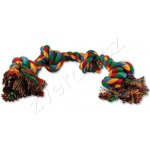 Dog Fantasy Uzel bavlněný barevný 4 knoty 60 cm – Sleviste.cz