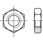 PROFISTYL DIN 439B matice nízká šestihranná pev.4 černá Varianta: DIN 439B matice šestihranná nízká M36 – Zboží Mobilmania