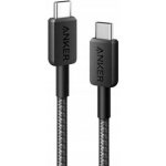 Anker 322 USB-C do USB-C, 0,9m, černý – Zboží Mobilmania