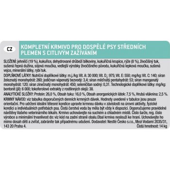 Purina Pro Plan Medium Adult Sensitive Digestion jehněčí 14 kg