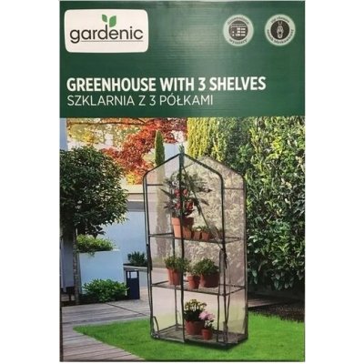 Gardenic Mini se 3 policemi 59x39x126 cm se zipem – Zboží Dáma