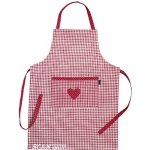 SCANquilt zástěra Dekoro pepito + srdce červenobílá – Zboží Mobilmania