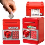 POKLADNIČKA TREZOR BANKOMAT NA BANKOVKY PENÍZE PŘÍSTUPOVÝ KÓD – Hledejceny.cz