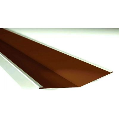 Úžlabí klasik r.š.600mm Al Hliník STORM RAL 8017 hnědá čoko dl.2m
