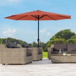 Haushalt international Slunečník UV50+, terracotta, 3 m – Hledejceny.cz