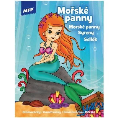 MFP 5301116 Omalovánky A4 Mořská panna 4 210x276mm – Zboží Mobilmania