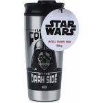 CurePink Nerezový cestovní hrnek Star Wars Hvězdné války I Like My Coffee On The Dark Side 450 ml – Hledejceny.cz