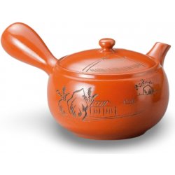 Kyusu Keramická konvice hnědá var. O 490 ml