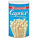 Papadopoulos Caprice plněné trubičky Vanilla 250 g – Zboží Dáma