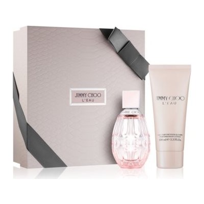 Jimmy Choo L`eau EDT 60 ml + tělové mléko 100 ml pro ženy dárková sada – Zboží Mobilmania