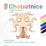 WoodBorn Chobotnice 3D omalovánka ze dřeva – Hledejceny.cz