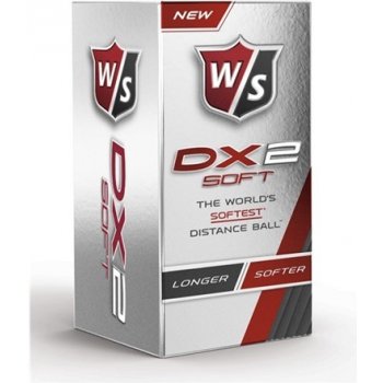 Wilson Staff DX2 Soft Distance Golf Balls (2 Balls)