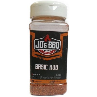 JD´s BBQ BBQ koření Basic rub 300 g