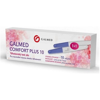Galmed Comfort Plus 10 Test těhotenský 1 + 1 ks – Zboží Dáma