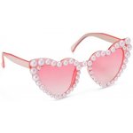 Albi Brýle Srdce růžové s perlami – Zboží Dáma