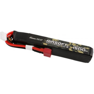 Gens ace 25C 1500mAh 3S1P 11.1V Airsoft Gun Lipo baterie s T konektorem – Hledejceny.cz