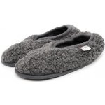 Vlnka vlněné baleríny pantofle bačkory tmavě šedá – Zboží Dáma