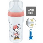 Nuk Perfect Match láhev Disney s kontrolou teploty červená 260 ml – Zboží Dáma