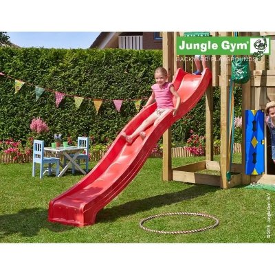 Jungle Gym -Wavy Star skluzavka červená 265 cm – Zboží Mobilmania
