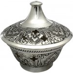 Orientální mosazná kadidelnice stříbrná – Zboží Dáma