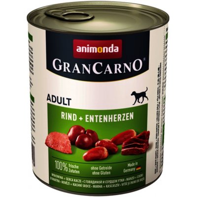 Animonda Gran Carno Original Adult hovězí & kachní srdce 800 g
