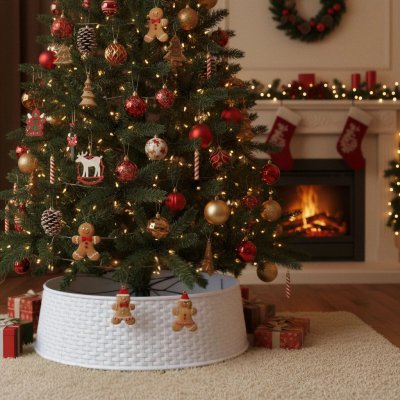 Family Kryt na stojan vánočního stromku pr. 65 cm bílá 58556A – Hledejceny.cz