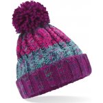 Beechfield Dětská Pletená čepice s Bambulkou Corkscrew ružová – Sleviste.cz
