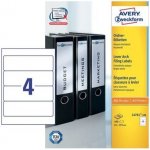 Avery Zweckform L4761-100 Etikety na pořadače 61x192mm 400 ks bílá – Zboží Dáma