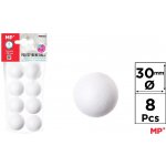 MP Polystyrénové koule 3 cm 8 ks 594731 – Zboží Mobilmania