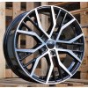 Alu kolo, lité kolo Racing Line BK713 7x16 5x100 ET40 black polished