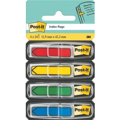 Záložky Post-it 683-RYGB, šipky, 4x24 lístků – Hledejceny.cz