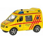 Mikro trading Auto ambulance 11 cm kov zpětný chod na baterie česky mluvící – Zboží Dáma